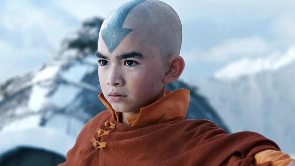 Gordon Cormier como Aang